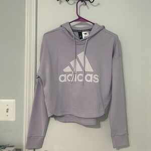 Purple Adidas Hoodie